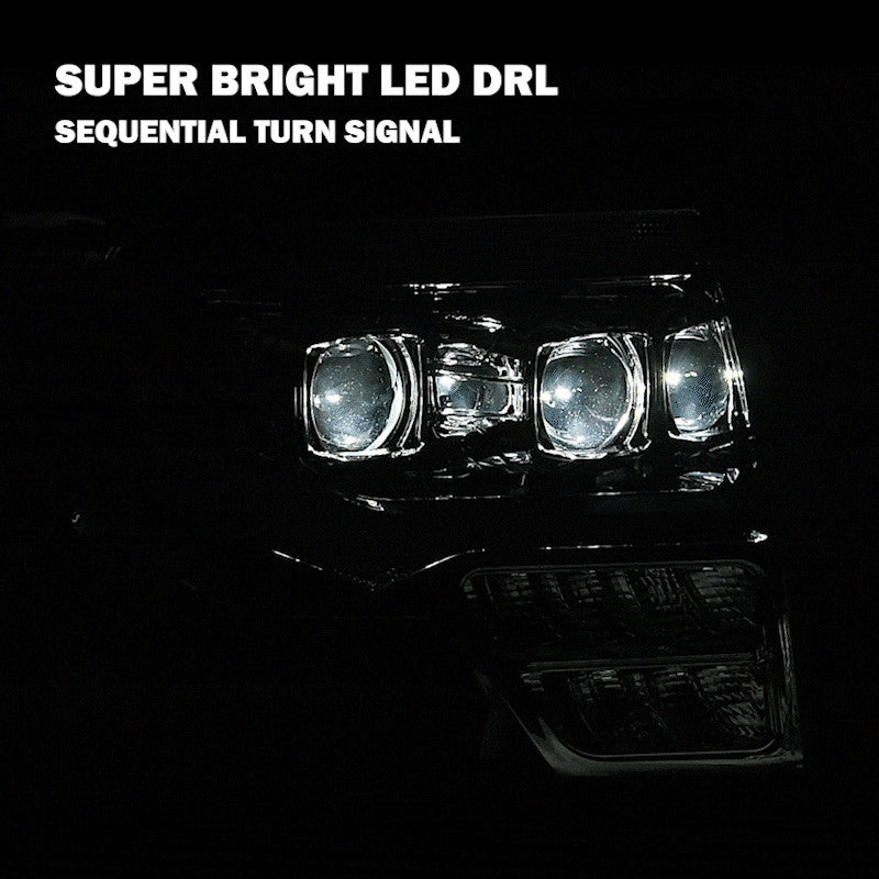 2009-2014 Shuifu Edition F-150 Yellow/Original LED White Mountain DRL Senior Citizen