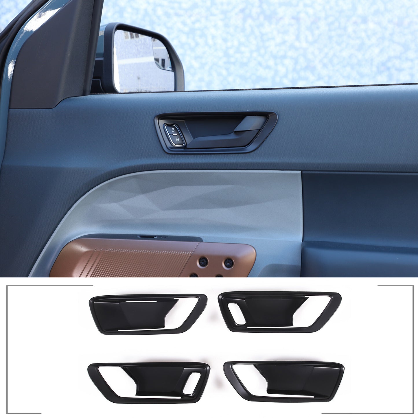 Carbon fiber interior headlight switch frame trim for Toyota Tundra 14-21 USA