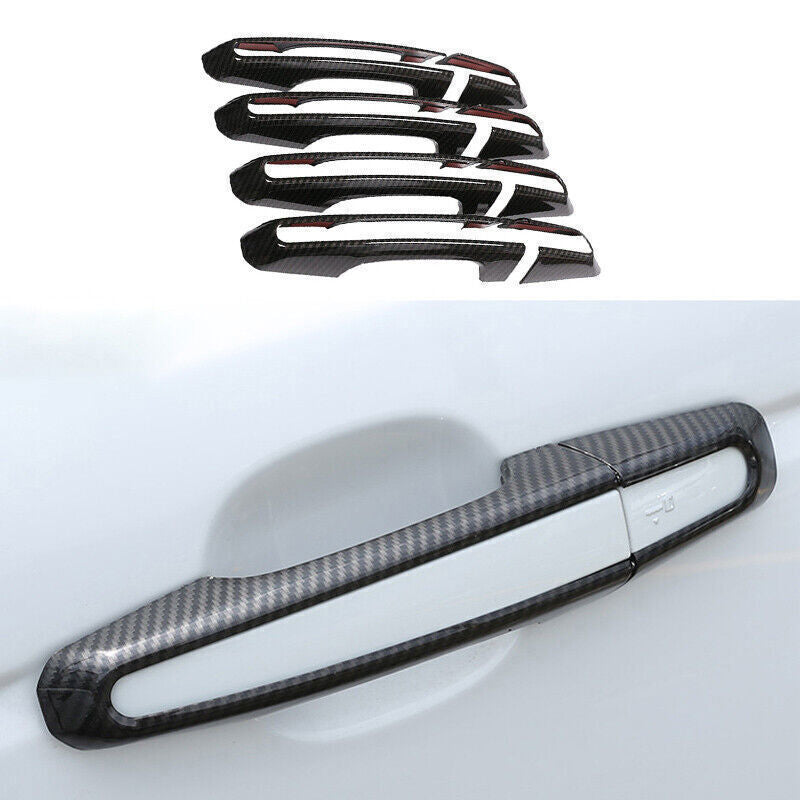 for Range Rover Sport 2014-22 ABS Carbon Fiber Outside Door Handle Frame Trim 8P