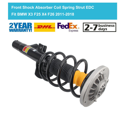 Front Right Shock Coil Spring Strut Assembly EDC for BMW X3 X4 F25 F26 2011-2018