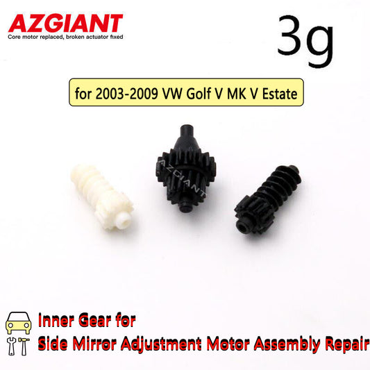 The outer mirror adjustment motor gear is suitable for 2003-2009 for Volkswagen for Golf V MK V Estate.