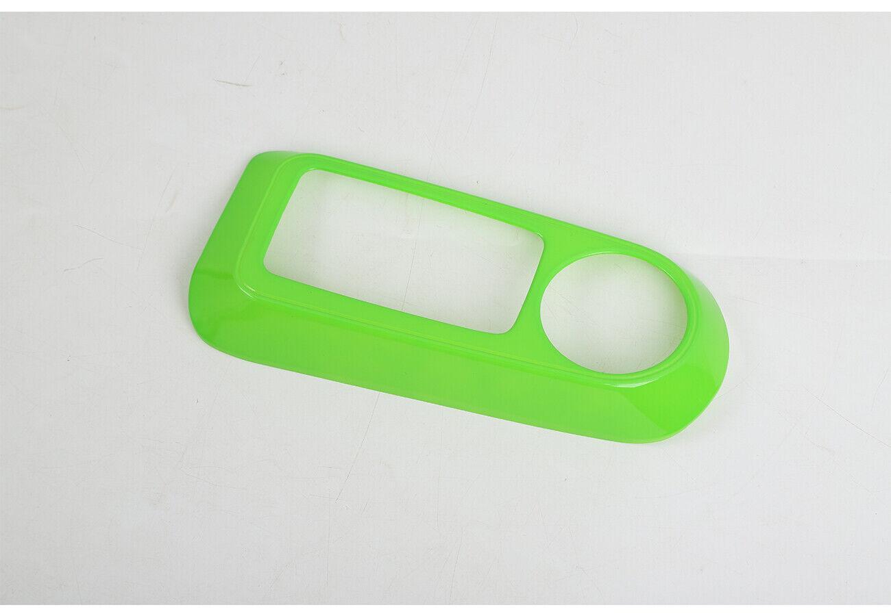 2021-2023 for Ford Bronco Gearbox Gear Shift Panel Cover Trim Decor Green ABS