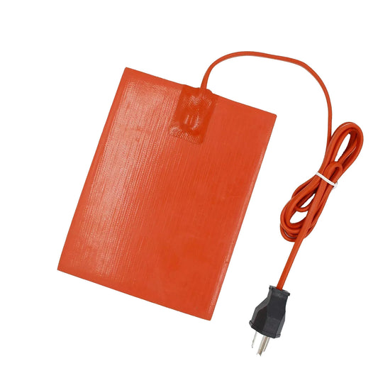 110V 300W Car Engine Oil Pan Sump Tank Silicone Heating Pad 1520cm