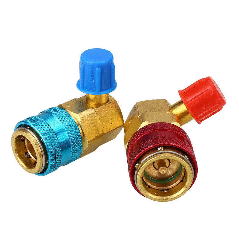 R134a Air Conditioning Quick Connector, Air Conditioning Manifold Instrument High/Low Coupling System