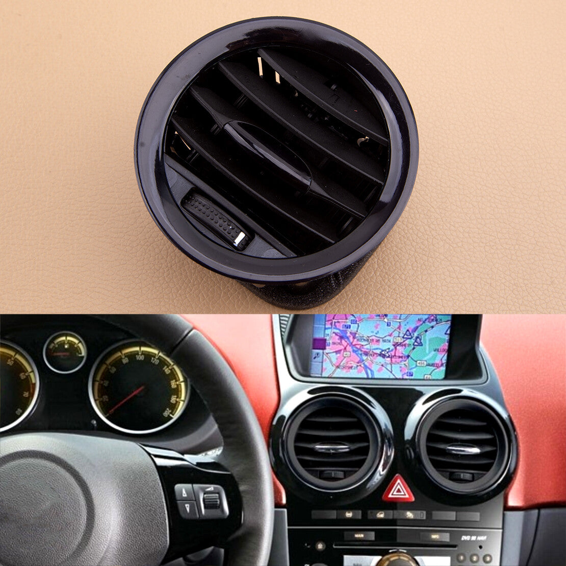 1x Interior Air Vent Nozzle Grille Fit for Opel for Corsa D for Vauxhall Adam 13365420