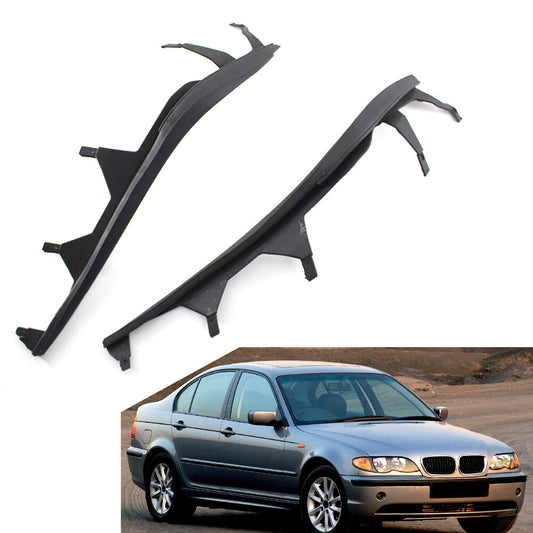 Car Upper Headlight Lamp Cover Strip Trim for BMW 3 Series E46 325i 330i 4 Door