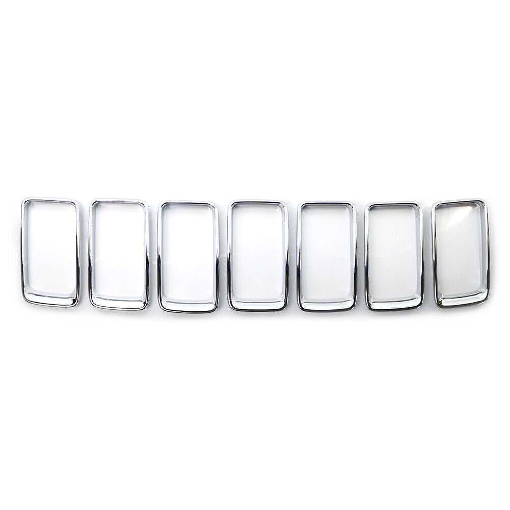 Front Grille Grill Inserted Ring Trim Cover for Jeep Grand Cherokee 2014-2016 US