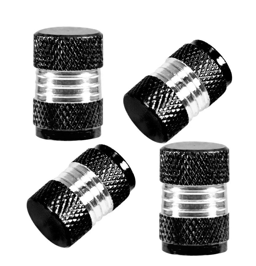 4-piece car tire valve cover rod air dust cover dustproof blue bomb for Volvo