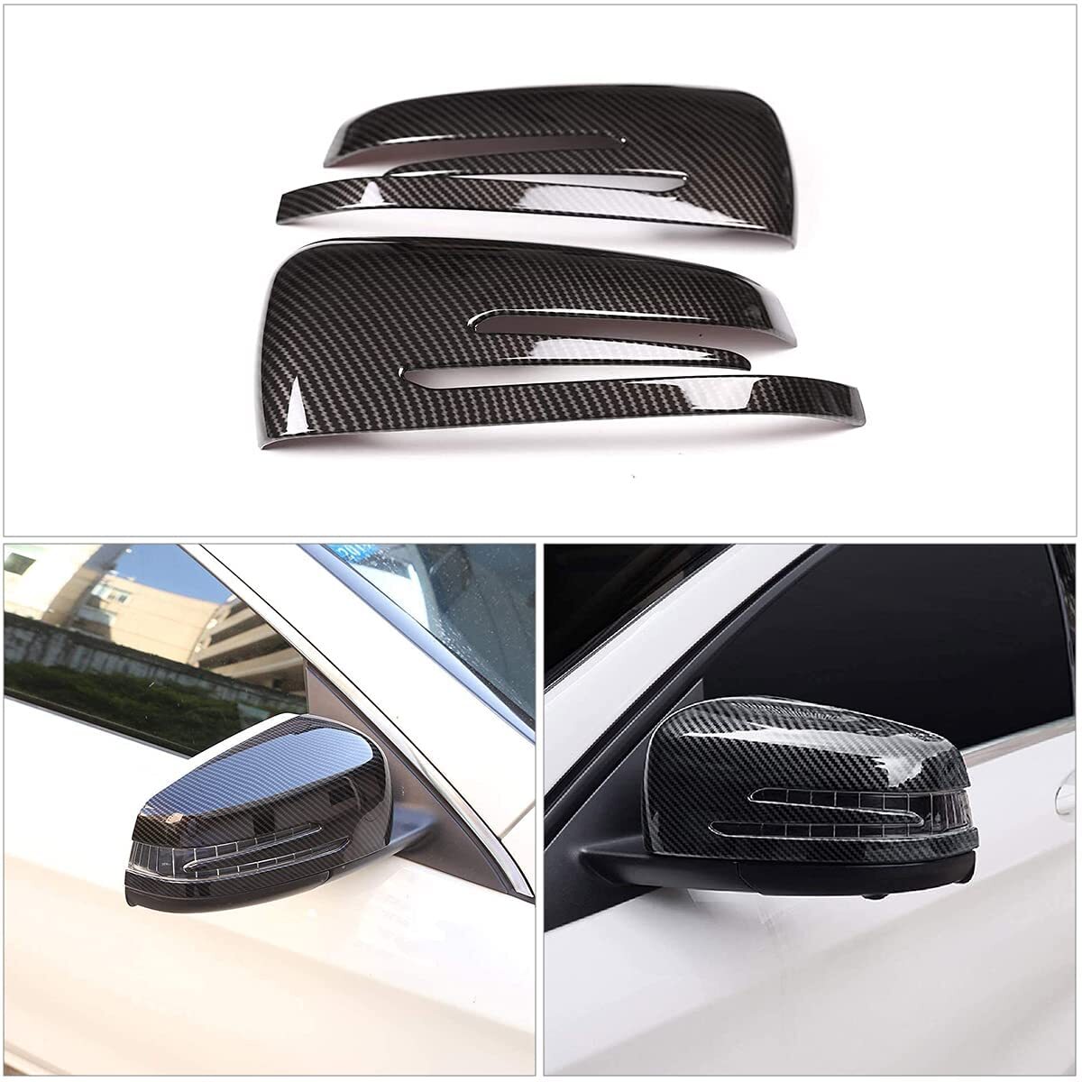 ABS carbon fiber center console armrest box trim cover for Corvette C6 2005-2013