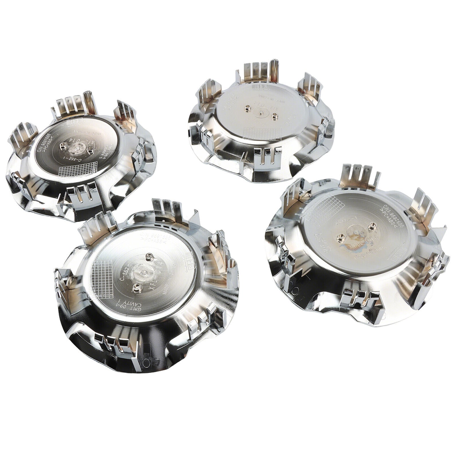 4pc For 2007 2013 Silverado Tahoe Avalanche Suburban Silver Wheel hub Center Cap