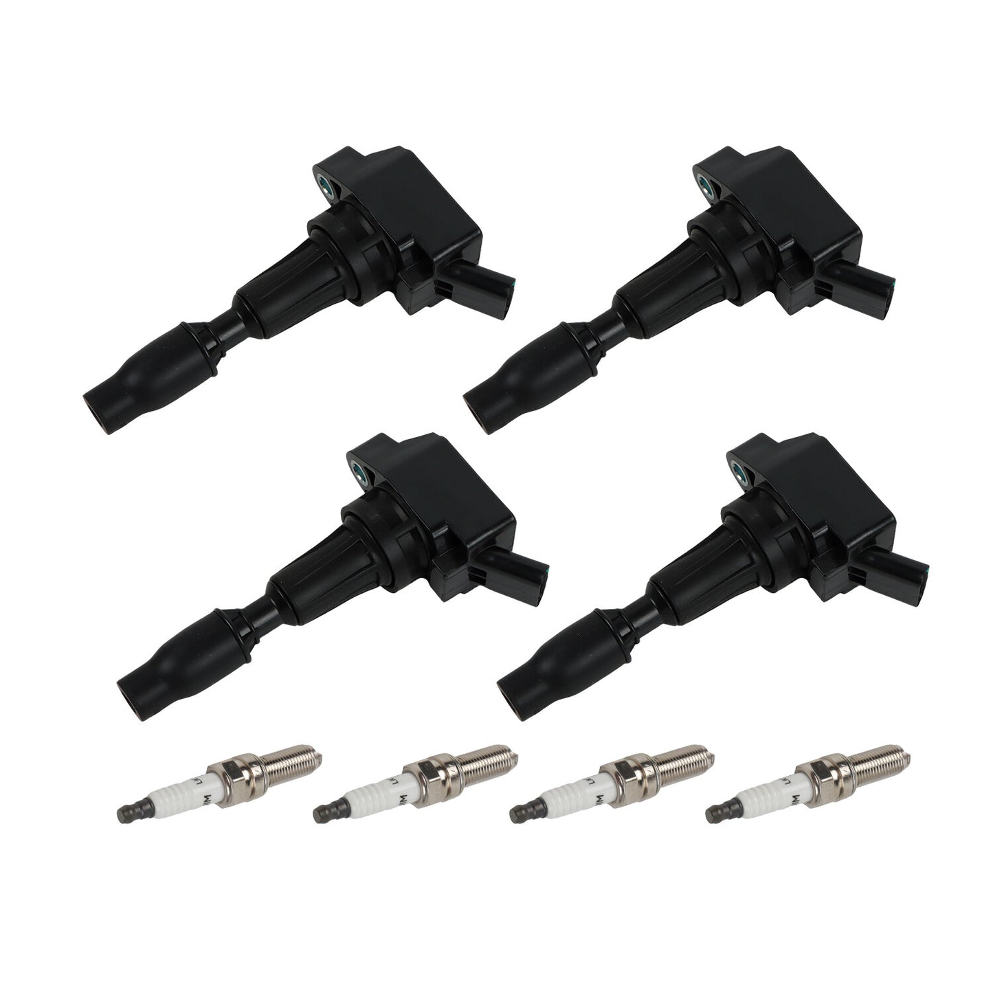 4Pcs Ignition Coils + Iridium Spark Plugs for Hyundai Sonata for Kia Optima 2.0 2.4