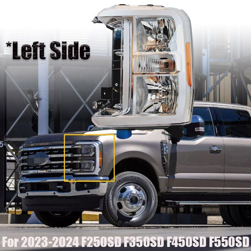 DRIVER SIDE LH HEADLIGHT PC3Z13008G For 2023 2024 F250SD F350SD F450SD F550SD