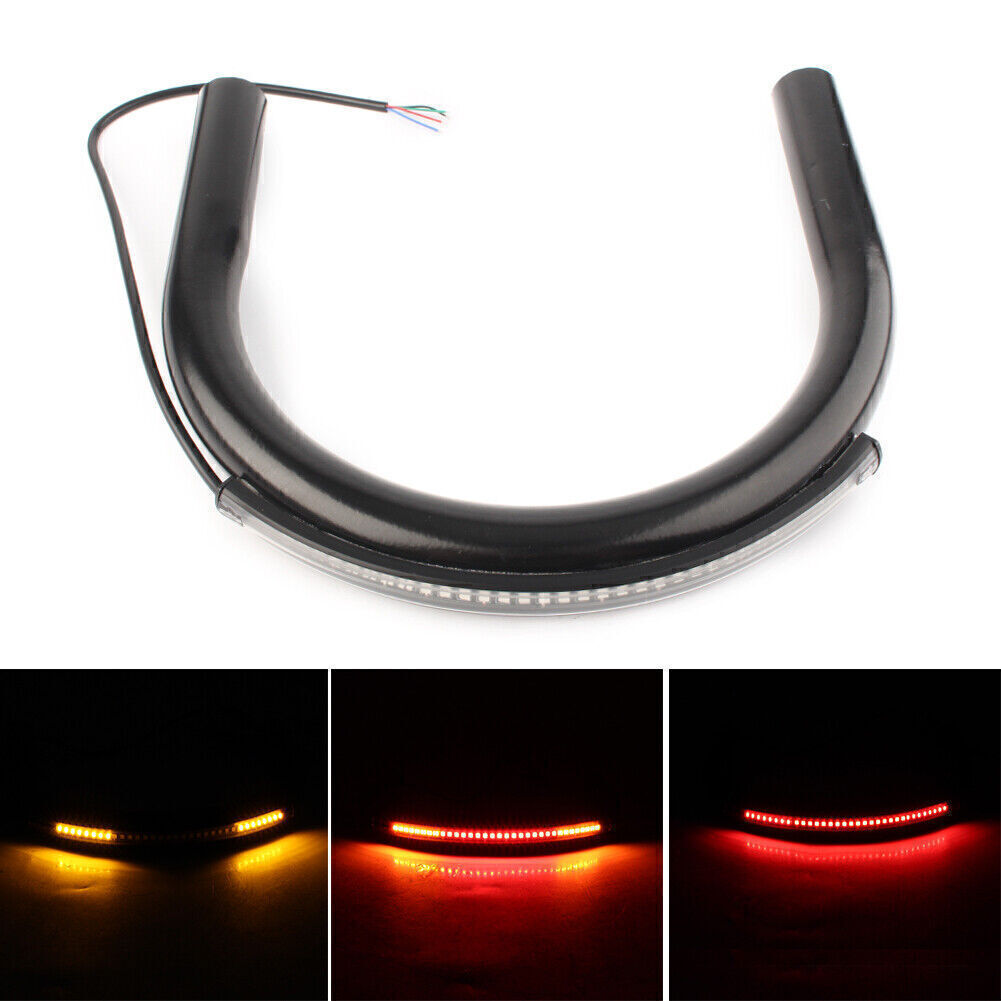 230mm Cafe Racer Frame Hoop Tracker End for Seat Loop Large  LED Turn Brake Light