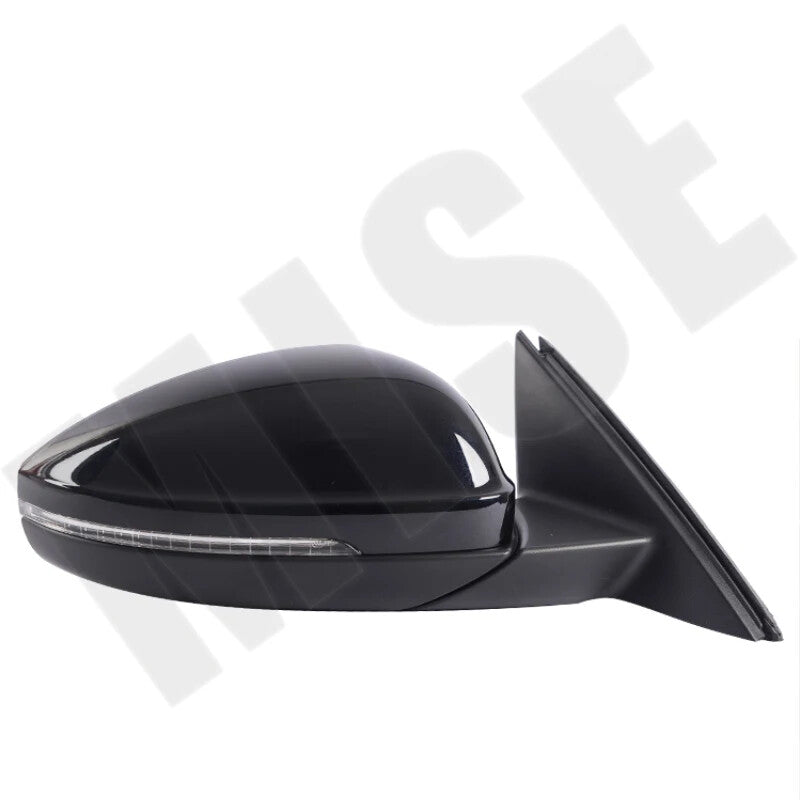 Left for VW for Jetta MK7 2019 2020 Black Auto Outside Door Rearview Mirror Assembly