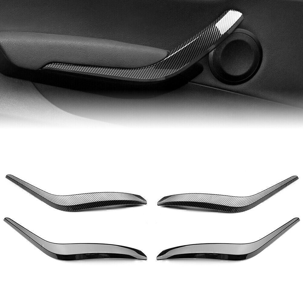 Car Inner Door Panel Handle Pull Trim Cover Fit for BMW X1 E84 2010-2016 2015 2014