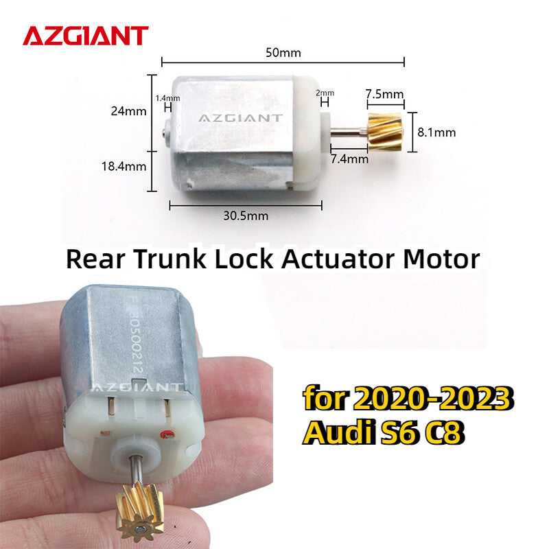 Rear trunk lock actuator motor suitable for 2020-2023 for Audi S6 C8 rear door lock motors.
