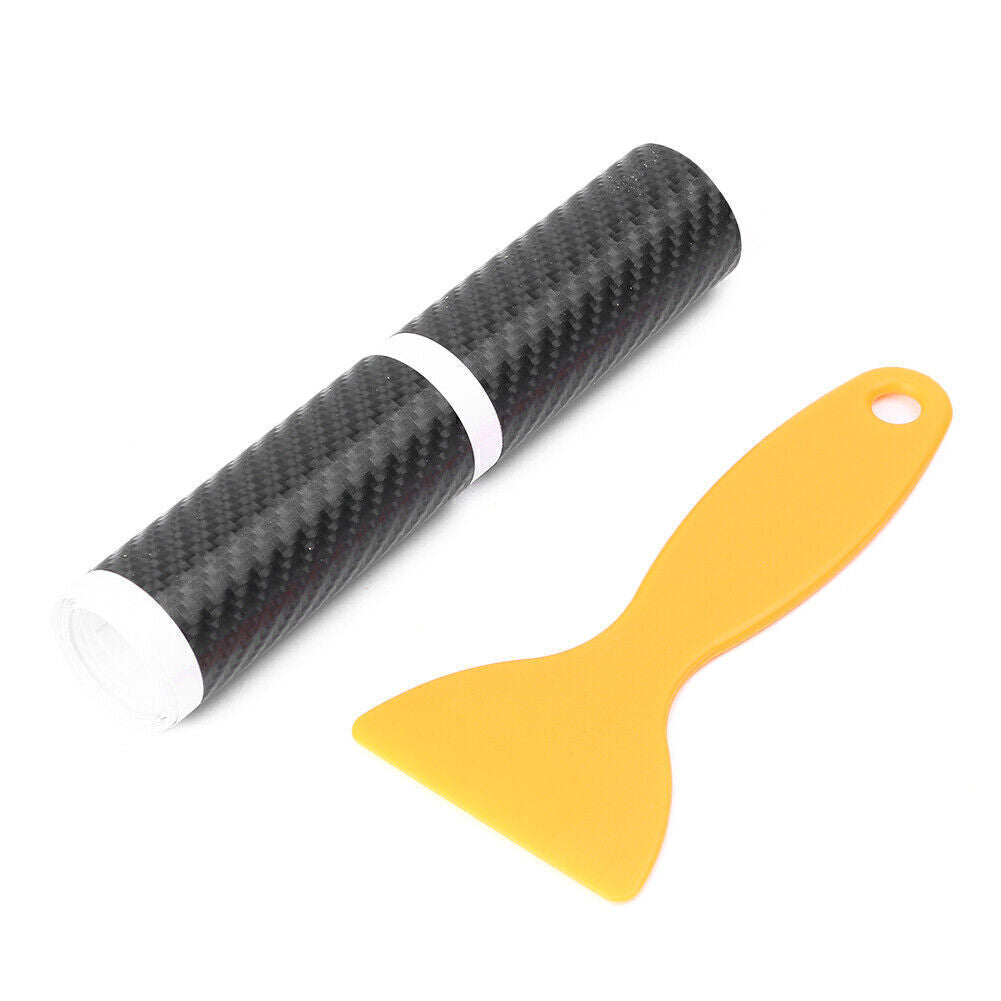 4D Scuff Plate Door Sill Cover Panel Step Protector Sticker Car Carbon Fiber Car