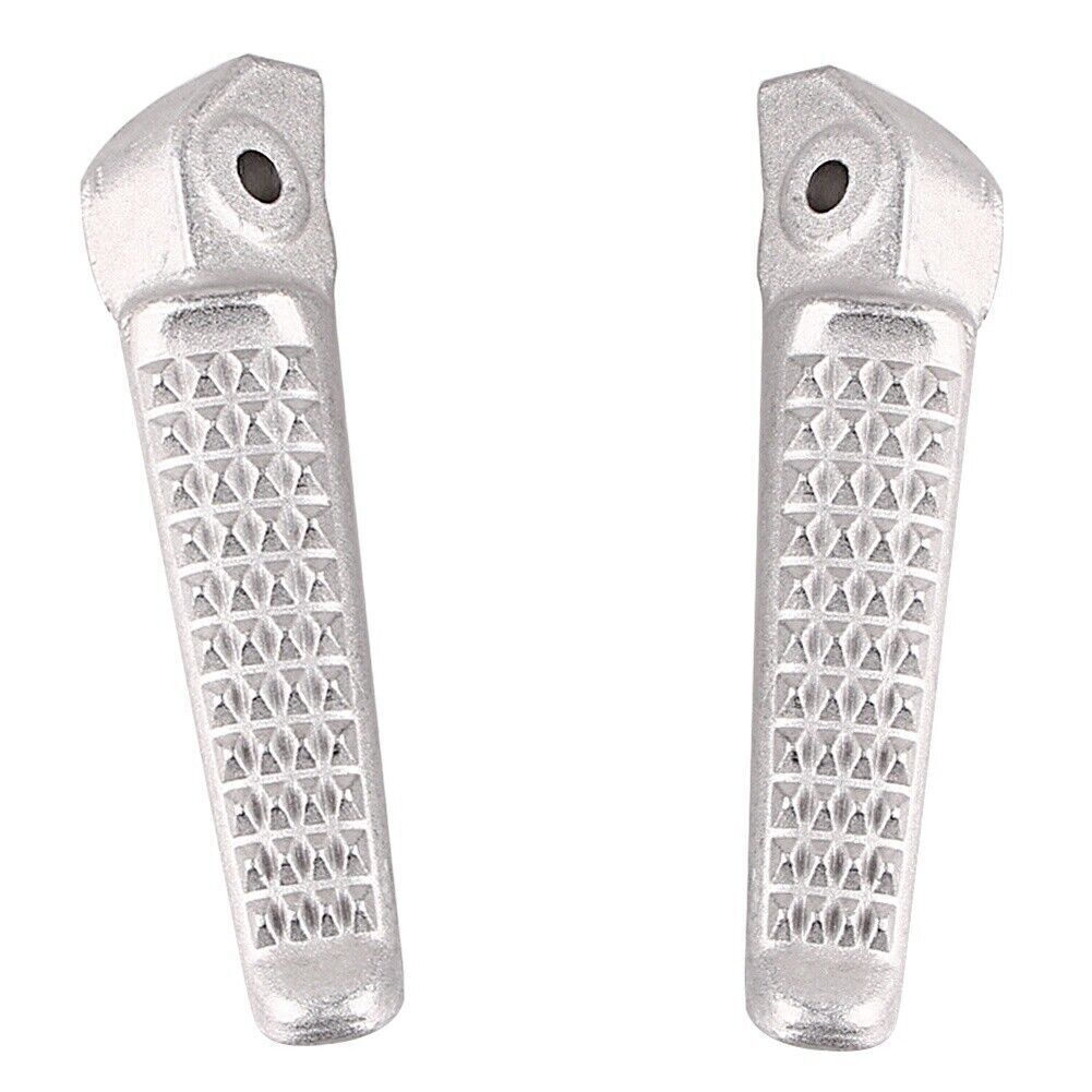 for HONDA CBR250 MC19 MC22 CBR600 1991-1998 Rear Foot Pegs Footrests Set Silver