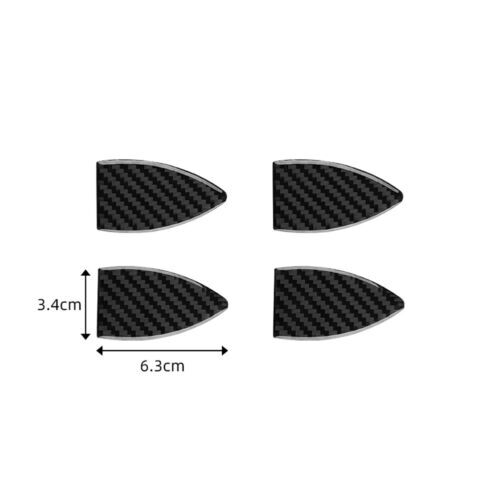 for Toyota RAV4 Soft Carbon Fiber Interior Door Handle Bowl Cover Trim 2006-2012