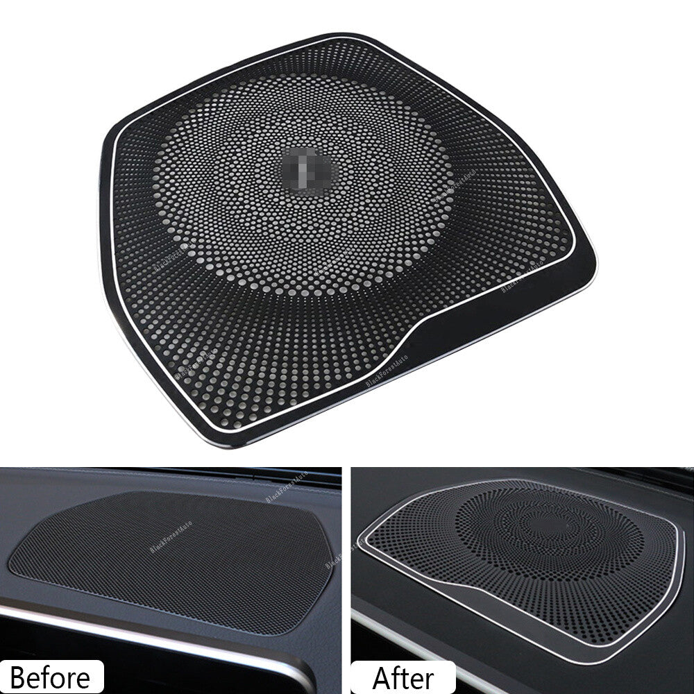 Front Dashboard Speaker Cap Fits for Mercedes for Benz C GLC Class W201 Left Black 15-21
