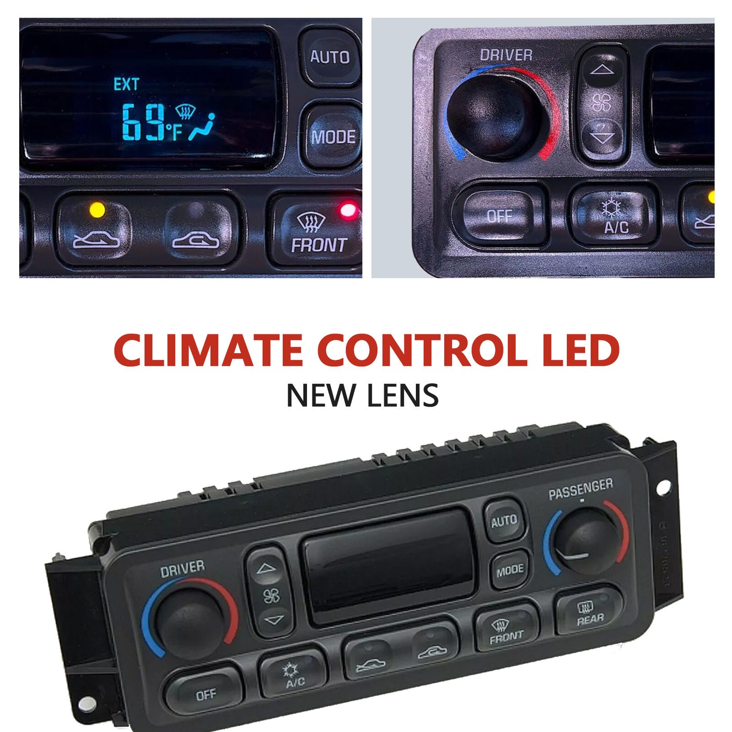 Repairs Service 2024 edition LED UPGRADE 97-04 C5 for Corvette Climate Control