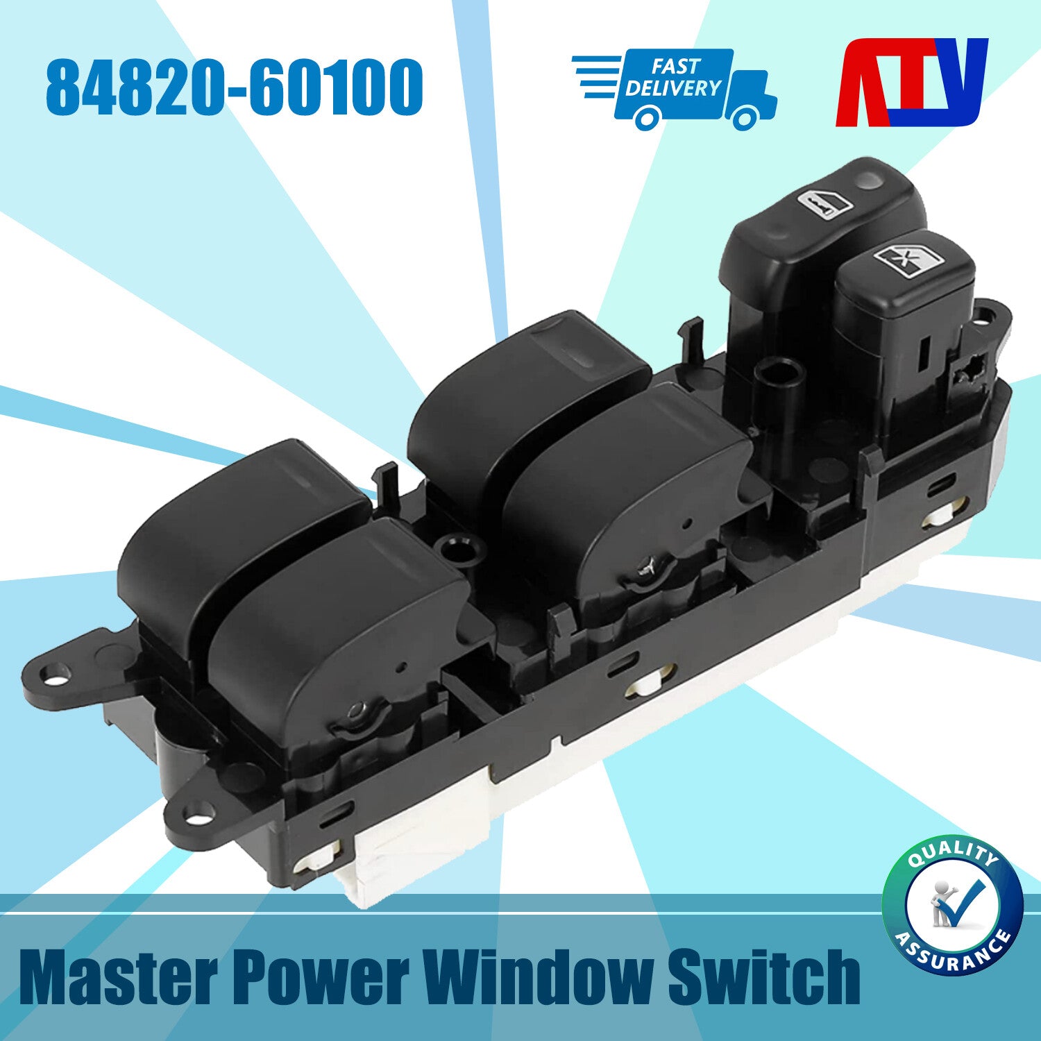 For 1998-2002 for Lexus LX470 New Driver Master Power Window Switch 84820-60100