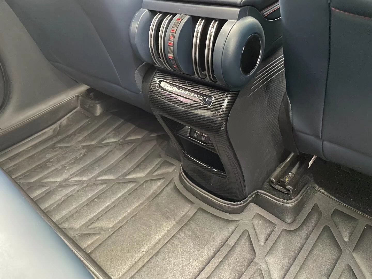 Air Outlet Vent Cover for BYD Atto 3 2022 Car Accessories Rear for Seat Anti-kick
