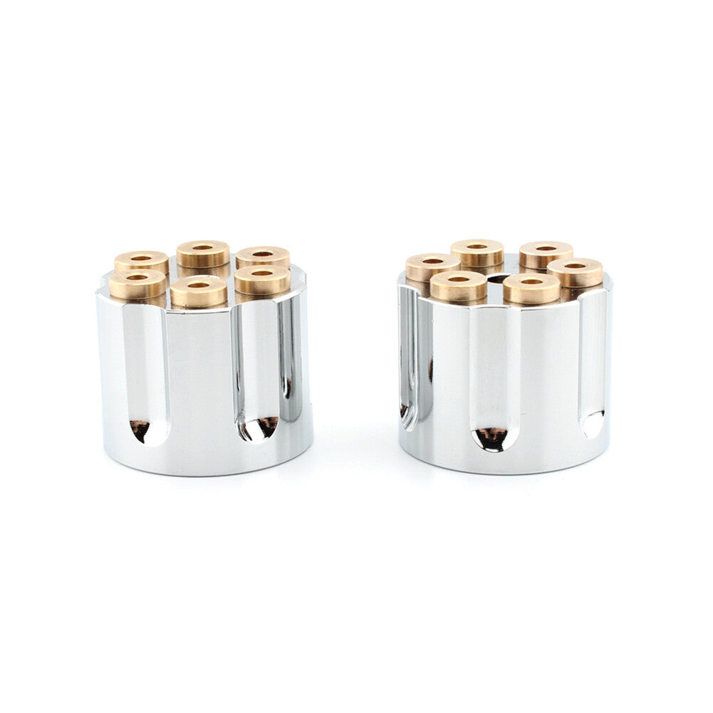2x 6mm Rear for Seat Bolt Fender Screw Nut Chrome Fit for Harley Breakout Road Glide CVO