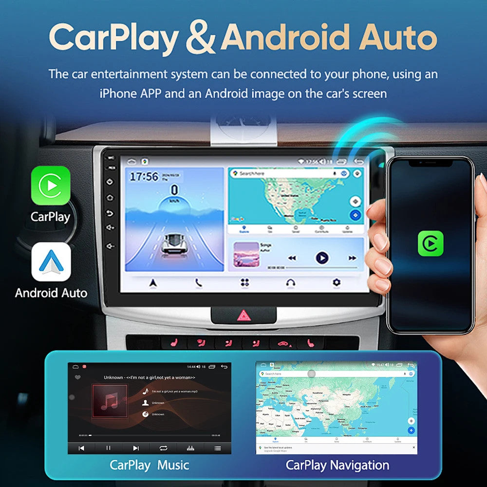for Toyota for 4Runner 5 N280 2009-2020 CarPlay Car Radio GPS Video Player Screen