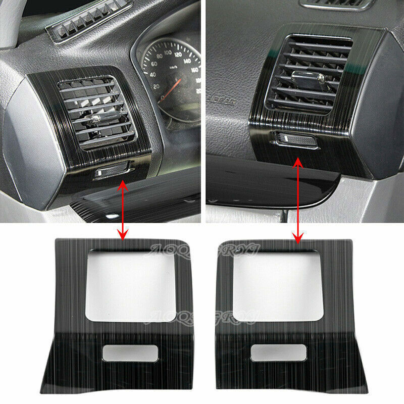 Front Side Air Vent Outlet Cover Trim Steel for Toyota Prado LC/LC120 2003-2009