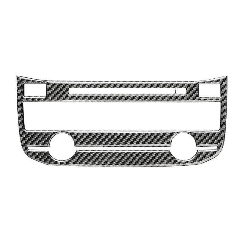 Carbon Fiber Center Console CD Panel Cover Trim for Jaguar F-PACE XE XF 2016-20