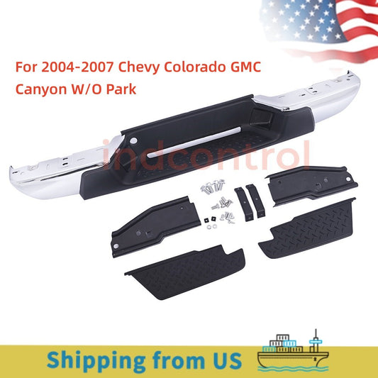 Steel Chrome Rear Step Bumper For 2004-2007 for Chevy Colorado for GMC for Canyon GM1103145