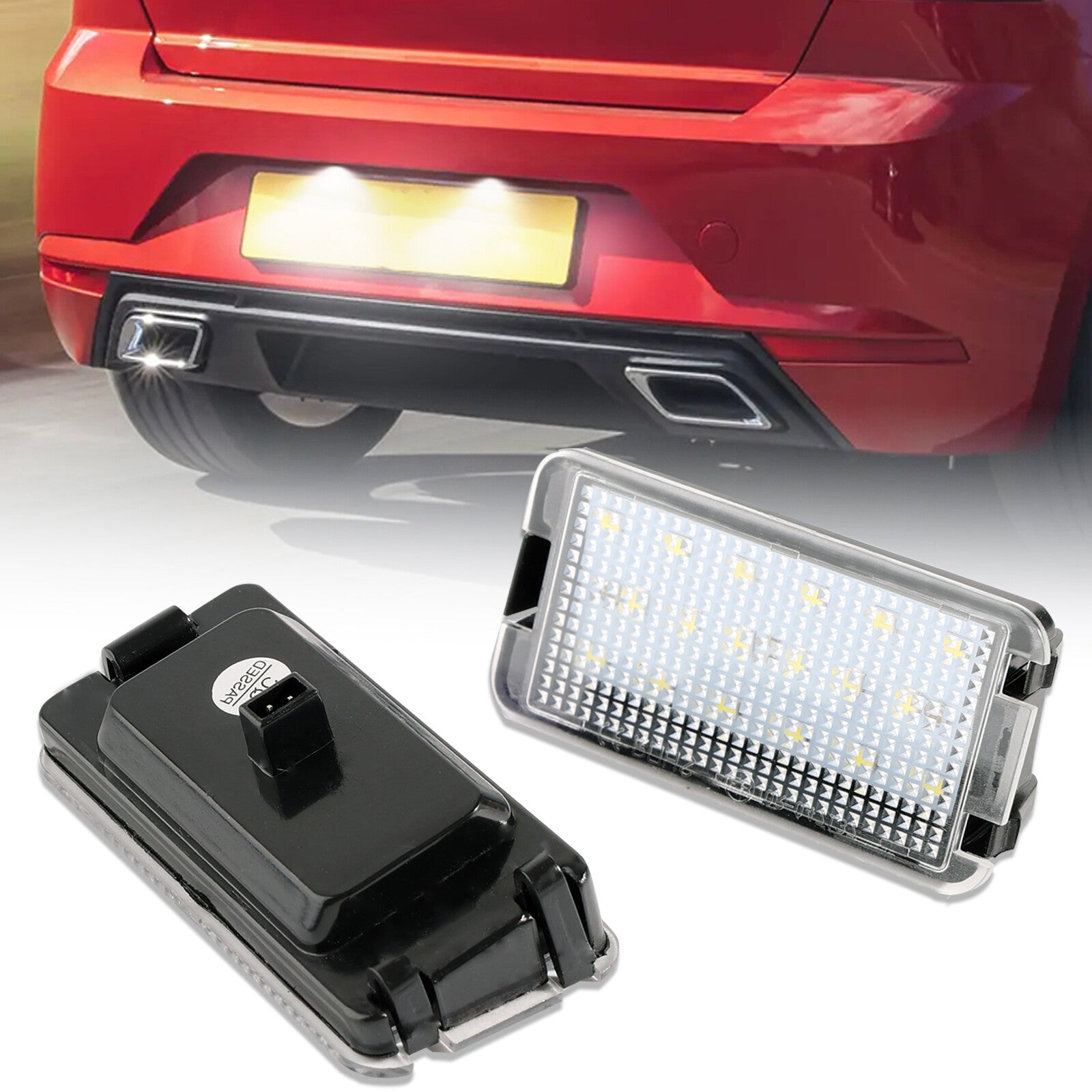 2X CANBUS LED License Number Plate Light Lamp for Seat Cordoba Leon Toledo MK2 3