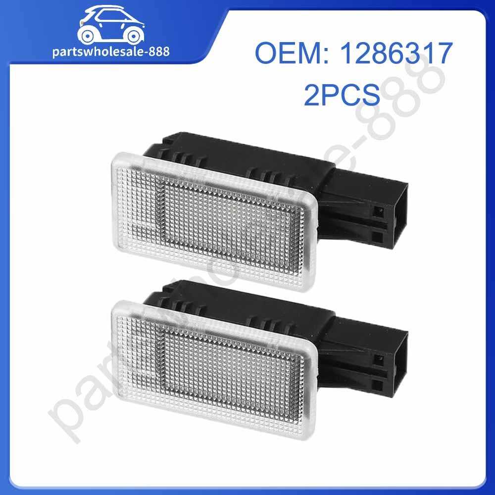 2-Pack Car LED Door Courtesy Footwell Lights 1286317 for Volvo S60 2011-2016