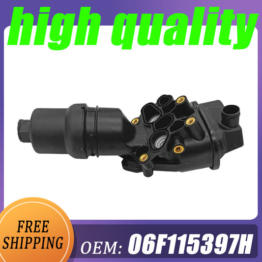 One-piece new oil filter housing suitable for Volkswagen for Jetta , for Passat , and A4 06F115397H