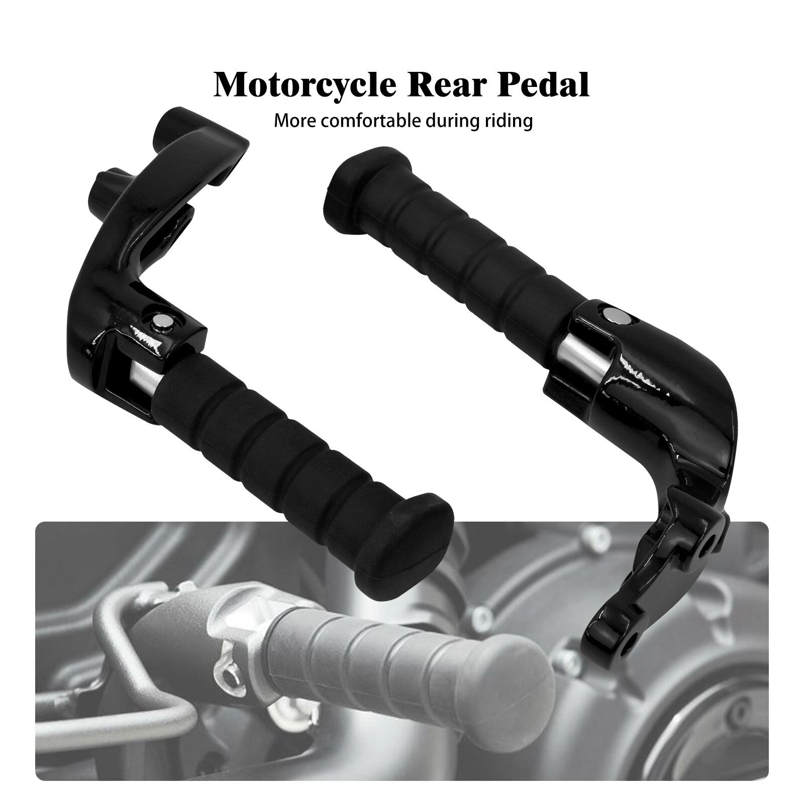 Rear Passenger Foot Pegs + Mounting Bracket For Indian Scout 15-23 Bobber Sixty
