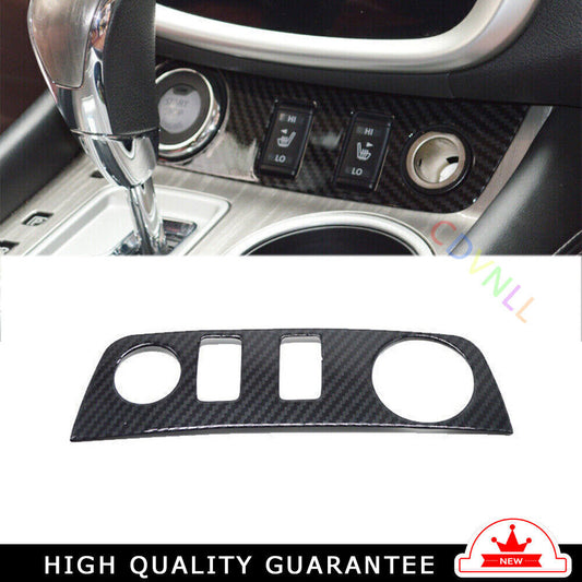 Console Cigarette Lighter Storage Box Fit for Nissan Murano 2015-21 Carbon Fiber
