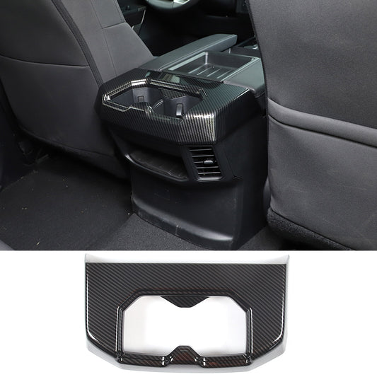 2 Alloy Rear Door Window Ventilator and Open Window Trim for Toyota Tendera 22-23