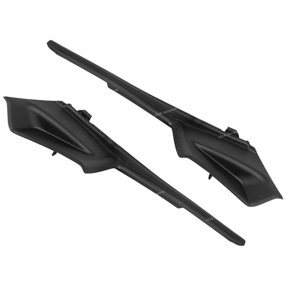 2x Fits for Toyota for Sienna 2011-2020 Right+Left Fender Cowl Hood Side Seal Black