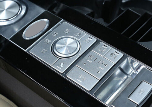 for Range Rover L405 2013-17 Silver Alloy Console Button Switch Sticker Trim 9x