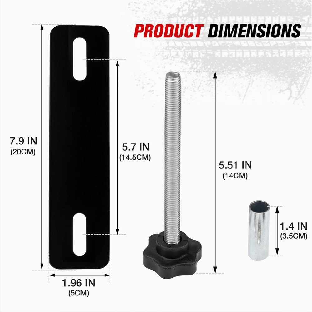 Mounting Hardware Pins Kit for Traction Boards for Recovery Tracks 4.72~6.69