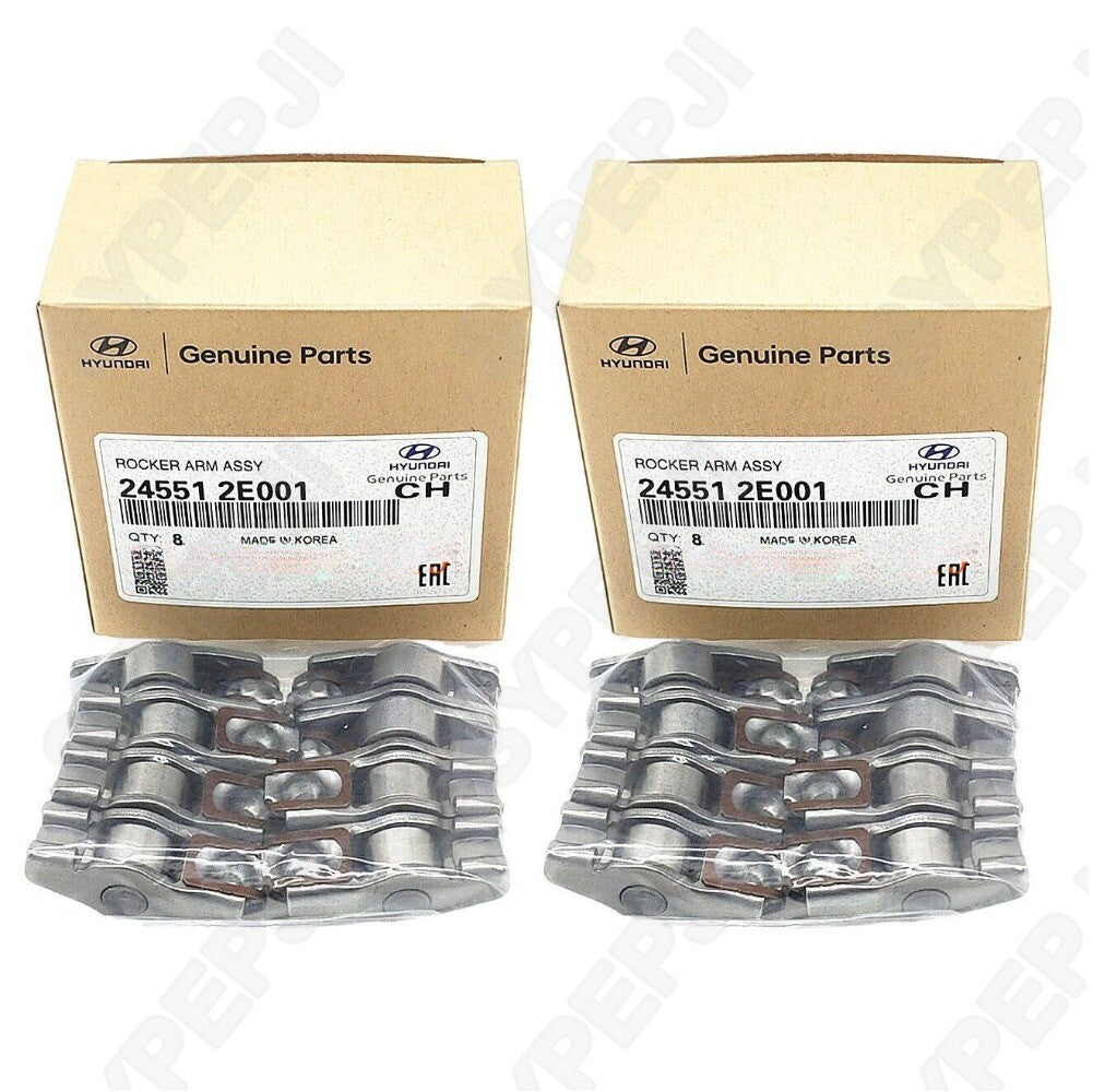 16-piece set of new rocker arms, 245512E001, suitable for 2011-2020 for Hyundai for Tucson and for Kia Soul 1.8L and 2.0L engines.
