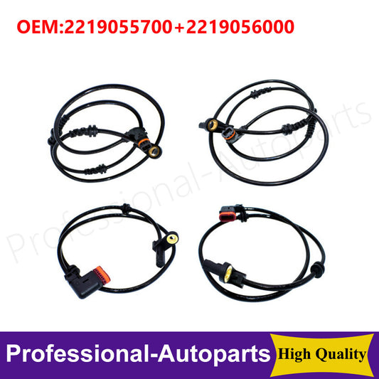 Set of 4PCS Front Rear ABS Wheel Speed Sensor for Mercedes W216 W221 ABS Sensor