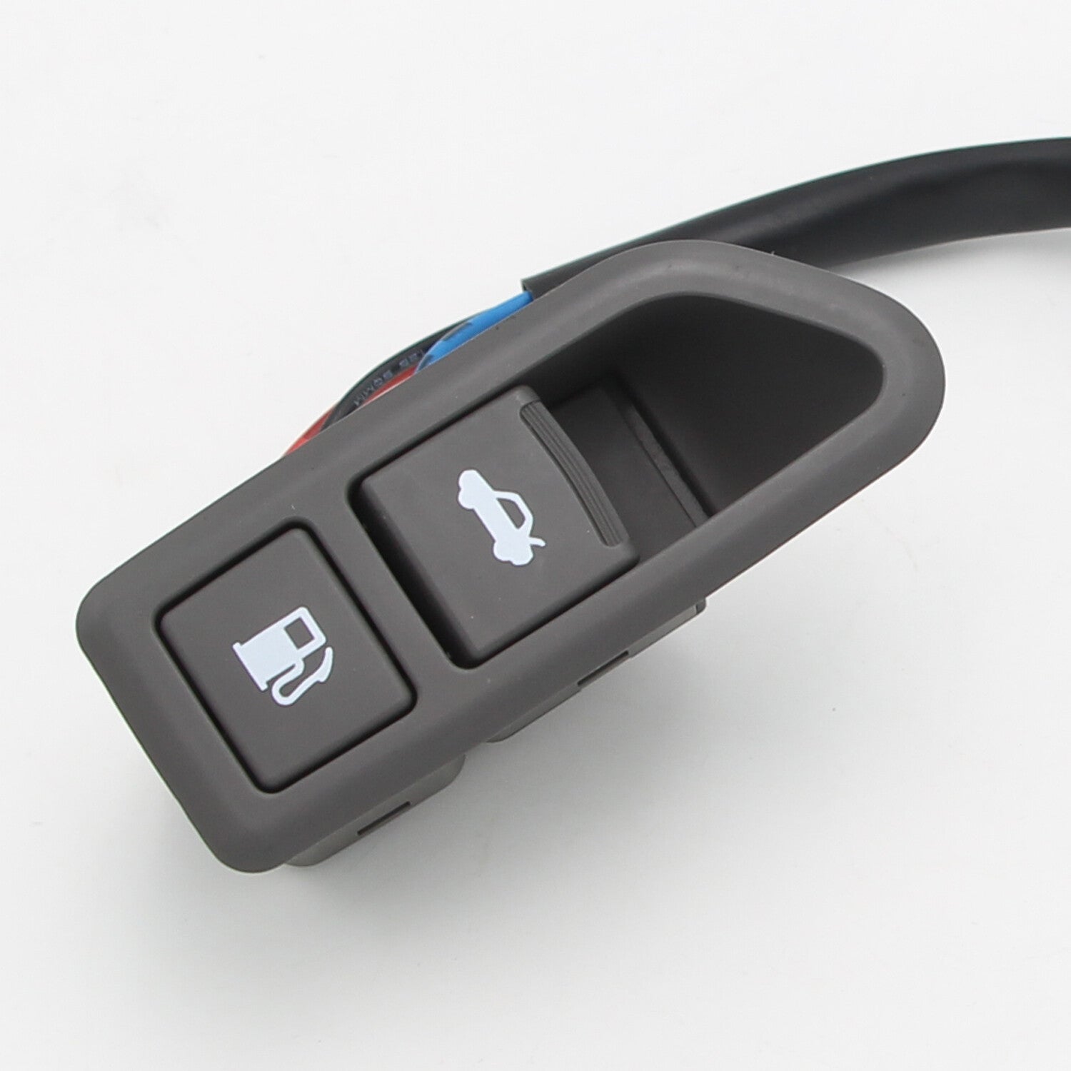 Trunk lid switch, fuel door opener, and release button for 2009-2010 Sonata Grey models.