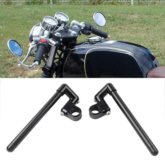 Cafe Racer Bars 7/8 Motorcycle Universal Clip-On Handlebar Fork Tube 31MM