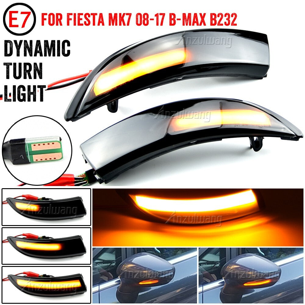 Dynamic Side Turn Signal Light for Ford Fiesta B-Max B232 MK6 2008-2017
