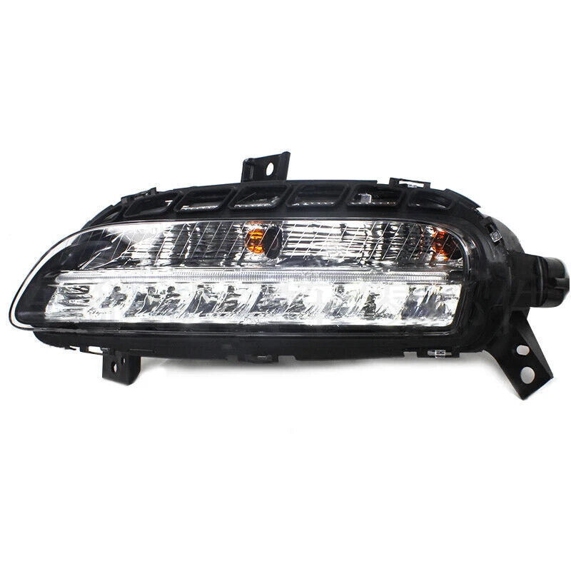 A pair of for Porsche for Panamera 2010-2013 LED daytime running lights and fog lights.