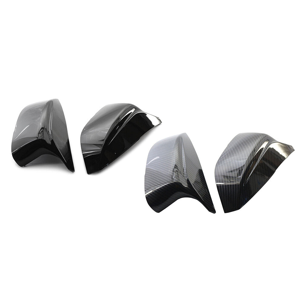 Pair Rear View Mirror Cover Trim for Infiniti Q60 QX30 2016+ Q50 Q50S Q70 2014+