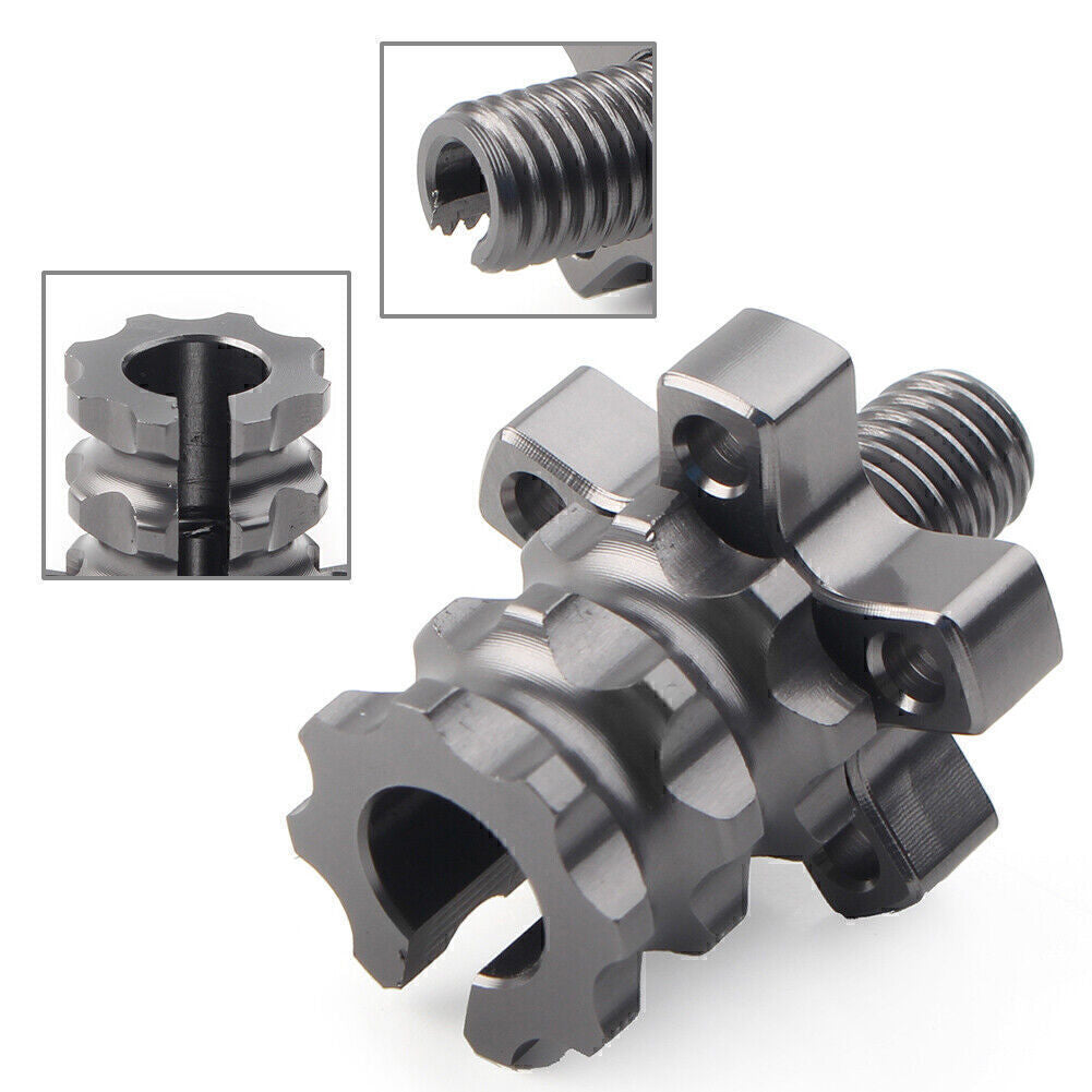 8MM Titanium Clutch Brake Cable Adjuster for Honda Motorcycle DirtBike Universal