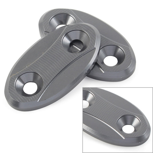 Paar R¨¹ckspiegel Block Off Bodenplatten Abdeckung F¨¹r for BMW S1000RR 2009-2018 Grau